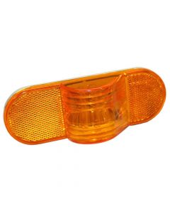 Oval LED Mid-Turn Light - 6 Inch - Amber