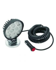 LED Work Light with Coiled Cord and Magnetic Base