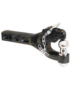 Receiver Mounted Pintle Hook with 50mm Ball