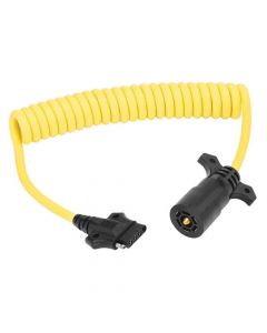 7-Way To 4/5-Flat - 8 Foot Coiled Adapter