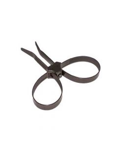 Dual Clamp Cable Ties - 10-pack