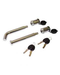 Keyed Alike - 5/8 Inch Hitch Pin & Pintle/Ball Mount Pin Locks - Kit