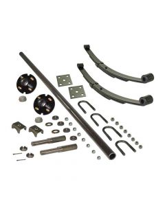 2,000 lb. Adjustable Axle Kit with 4-Bolt Hubs