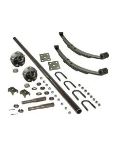 2,000 lb. Adjustable Axle Kit with 5-Bolt Hubs