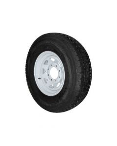 16 inch Trailer Tire and Spoked Wheel Assembly