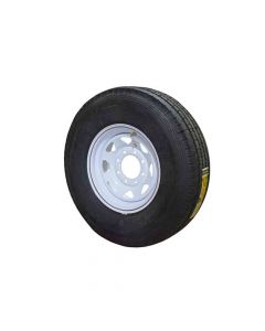 16 inch Trailer Tire and Spoked Wheel Assembly