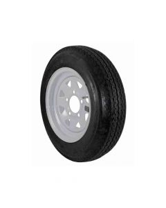 12 inch Trailer Tire and Spoked Wheel Assembly