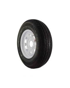 13 inch Trailer Tire and Spoked Wheel Assembly