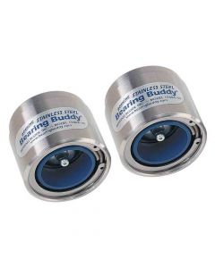 Bearing Buddy Stainless Steel Bearing Protectors with Auto Check (pair) - 1.980" Diameter