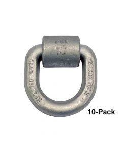 Heavy Duty Weld-On Tie-Down Ring - 10-Pack