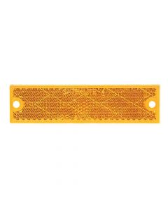 Compact Rectangular Reflector - Amber