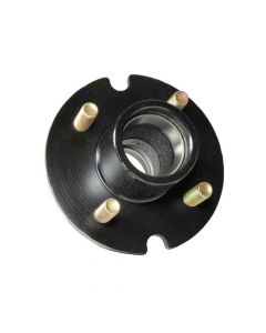 Trailer Hub - 4 on 4" Bolt Circle, 1,250lb Capacity for Straight Spindles 