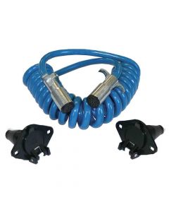 6-Wire Electrical Coiled Cable Extension