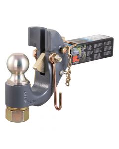 SecureLatch Receiver-Mount Ball & Pintle Hitch (2" Shank, 2" Ball, 14K)