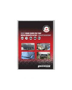 Heavy Grade Silver Poly Tarp - 12 ft. x 18 ft.