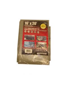 Heavy Grade Silver Poly Tarp - 16 ft. x 20 ft.