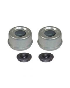 E-Z Lube Grease Caps with Rubber Plugs - Pair