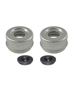 E-Z Lube Grease Caps with Rubber Plugs - Pair