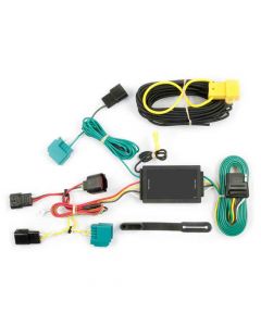 Rigid T-Connector with Powered Tail Light Converter Custom Wiring Harness, 4-Way Flat Output, 2009 Dodge Journey