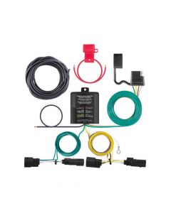 Rigid T-Connector Custom Wiring Harness, 4-Way Flat Output, Select Ford Transit-150, 250