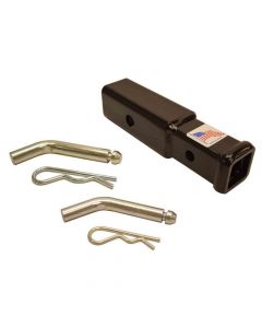 Receiver Hitch Adapter - 2 inch to 1-1/4 inch - Includes Hitch Pins