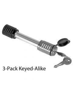  Keyed Alike - 5/8 Inch Hitch Pin Lock - 3 Pack