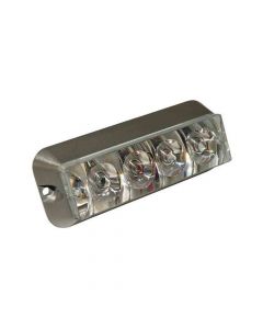 Warning Strobe Light - 4 LED Red 