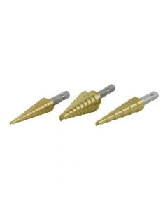 Step Drill Set - 3-Piece