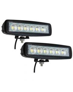 LED Rectangular Flood Lights - Pair