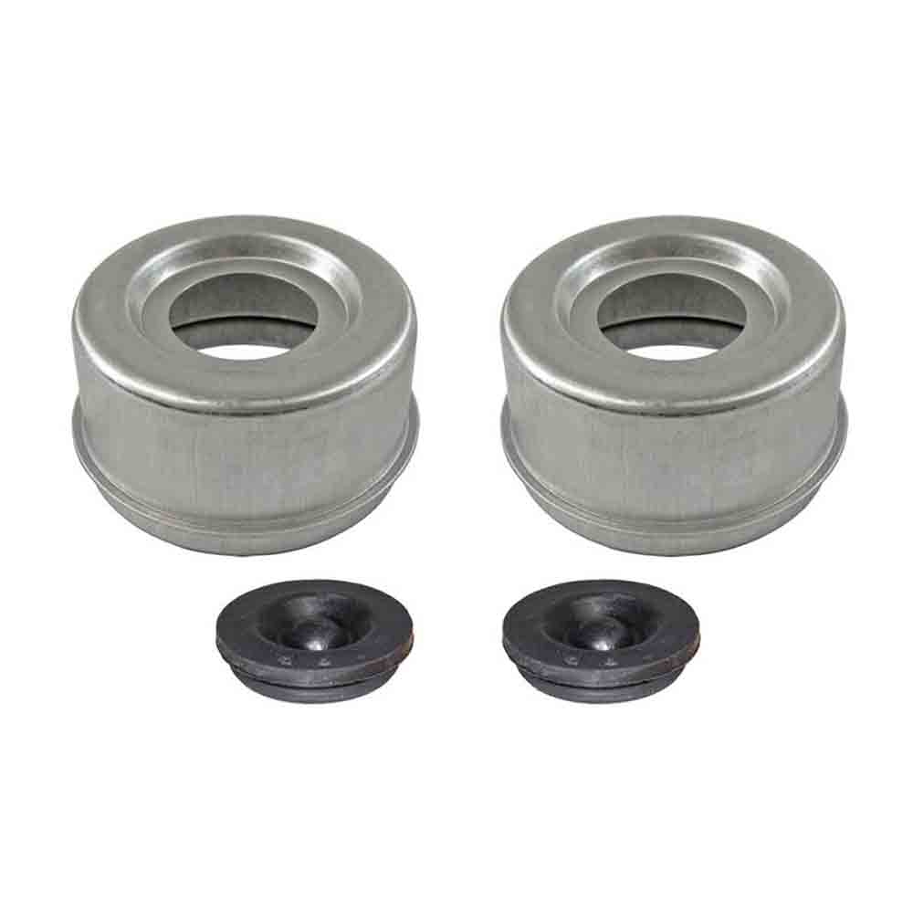 E-Z Lube Grease Caps with Rubber Plugs - Pair