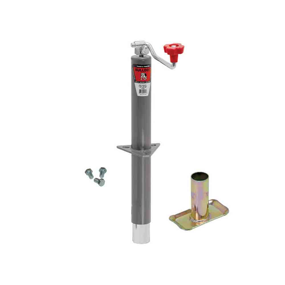 Heavy Duty A-Frame Trailer Jack with Foot and Mounting Hardware