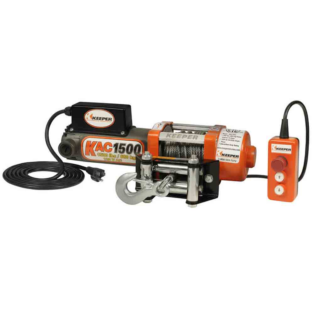 Keeper 110/120 Volt AC Electric Winch