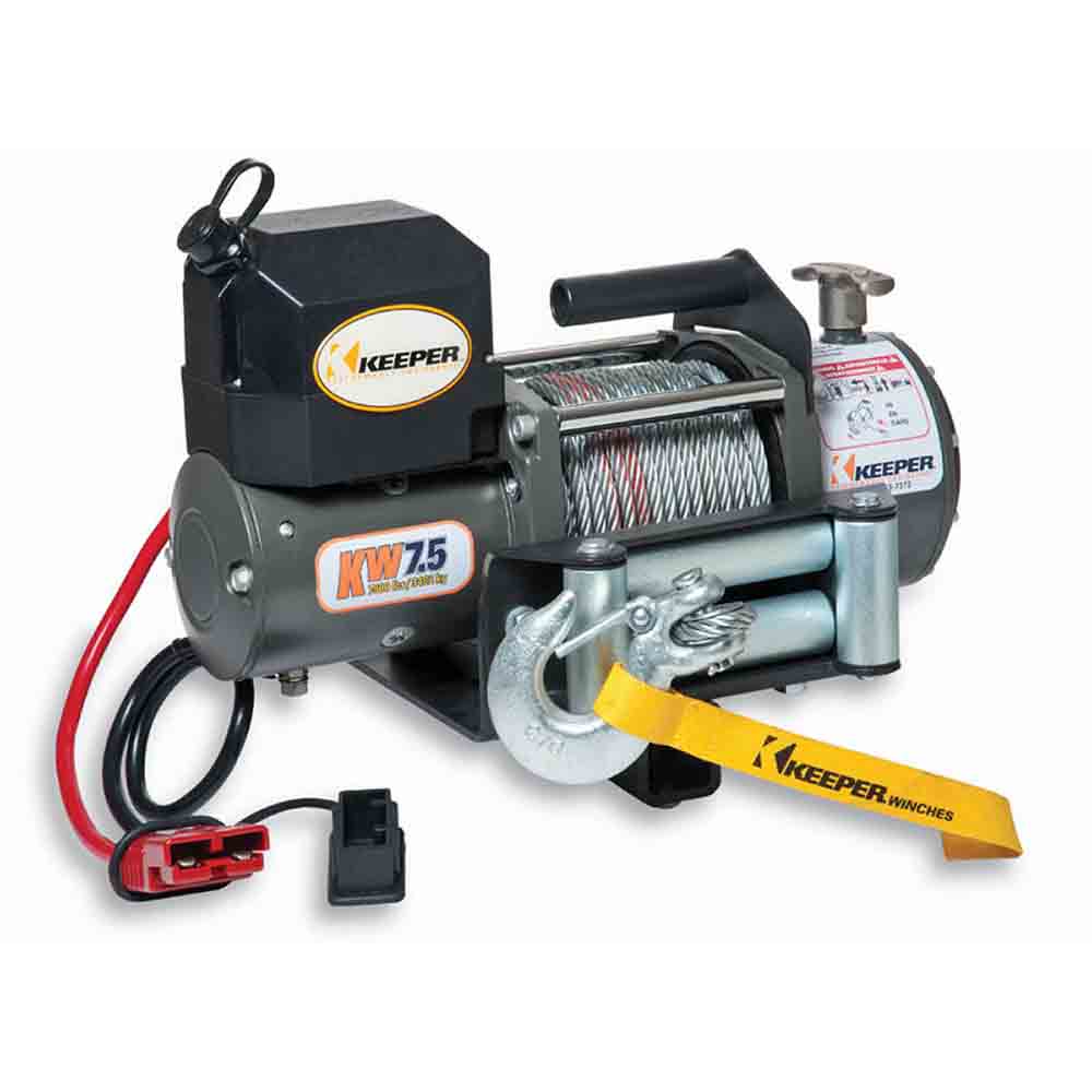 Keeper KW7.5RM (Rapid Mount) 12 Volt Winch