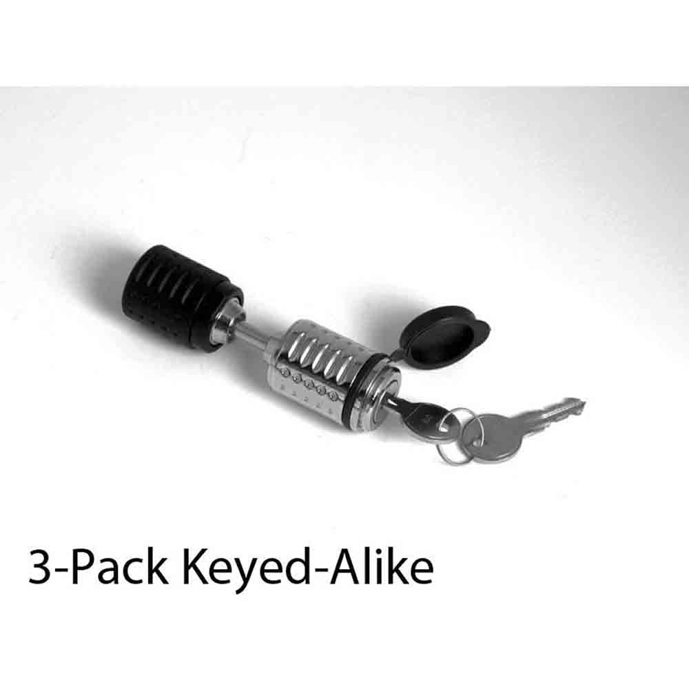 Keyed Alike - Coupler Latch Lock - 3 Pack 