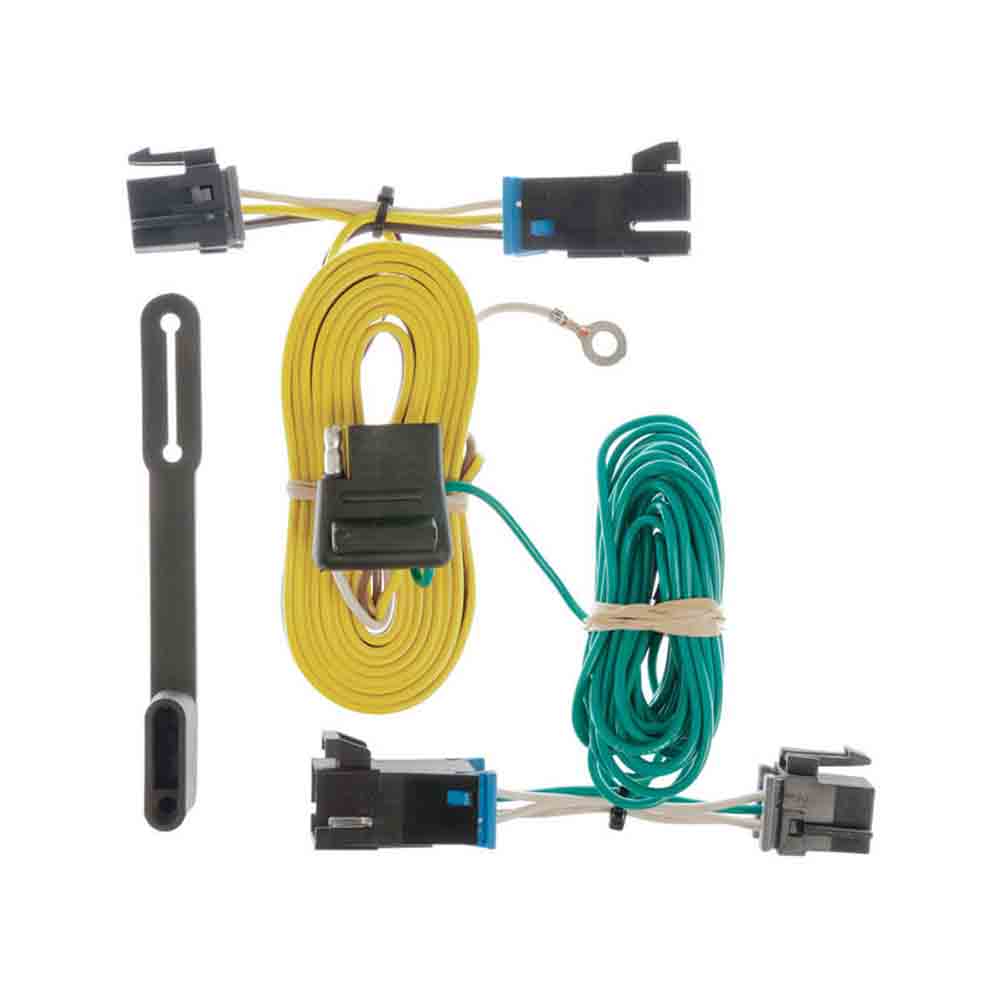 Rigid T-Connector Custom Wiring, 4-Flat, Select Chevy Express, GMC Savana 1500, 2500, 3500, 4500