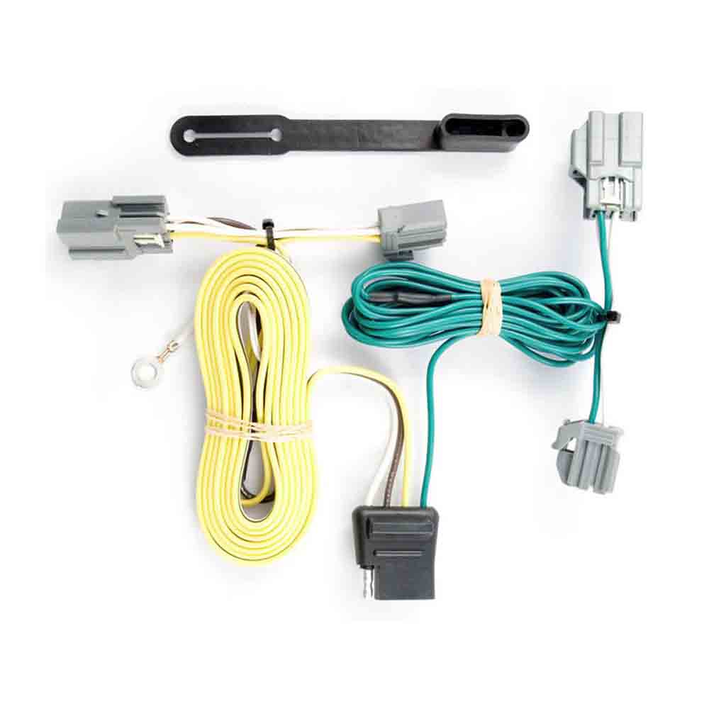 Rigid T-Connector Custom Wiring, 4-Way Flat Output, Select Buick Lucerne, Ford Fiesta Sedan