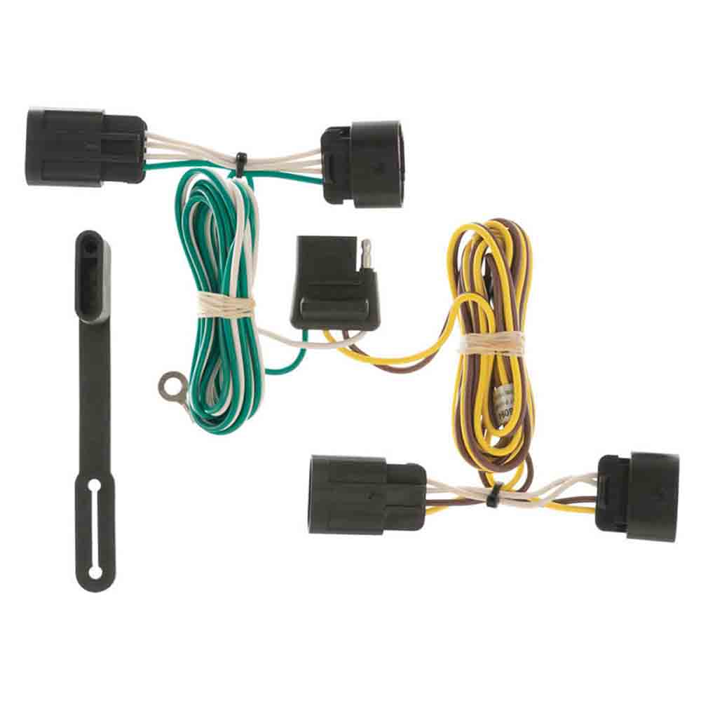 Rigid T-Connector Custom Wiring Harness, 4-Way Flat Output, Select Chevrolet Equinox, GMC Terrain