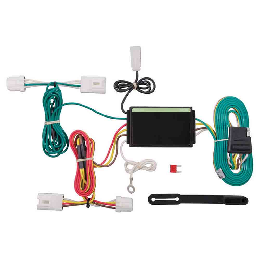 Rigid T-Connector Custom Wiring Harness, with Powered Tail Light Converter, 4-Way Flat Output, 2003-2014 Nissan Murano