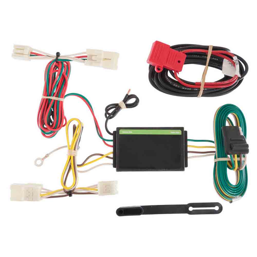 Rigid T-Connector Custom Wiring Harness, 4-Way Flat Output, Select Toyota RAV4