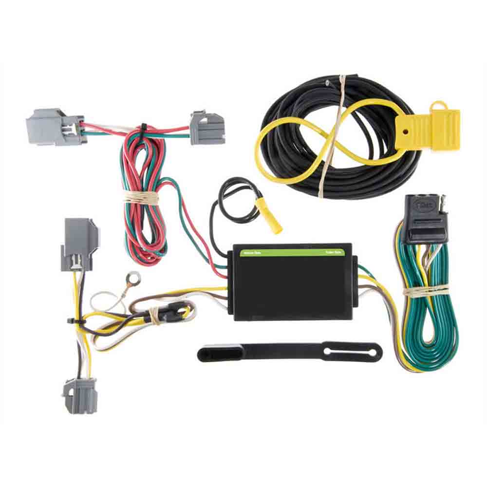 Rigid T-Connector Custom Wiring Harness, 4-Way Flat Output, 2012-2018 Ford Focus Sedan