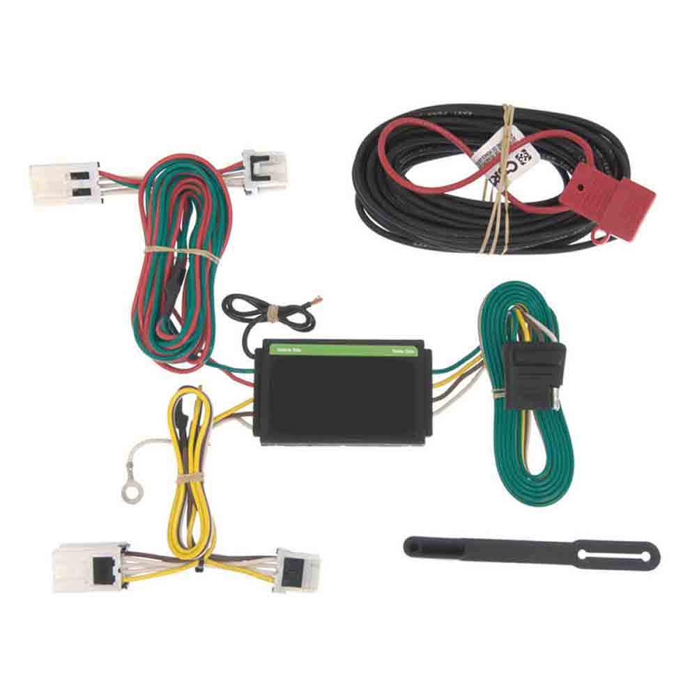 Rigid T-Connector Custom Wiring Harness, 4-Way Flat Output, Select Nissan NV1500, NV2500, NV3500