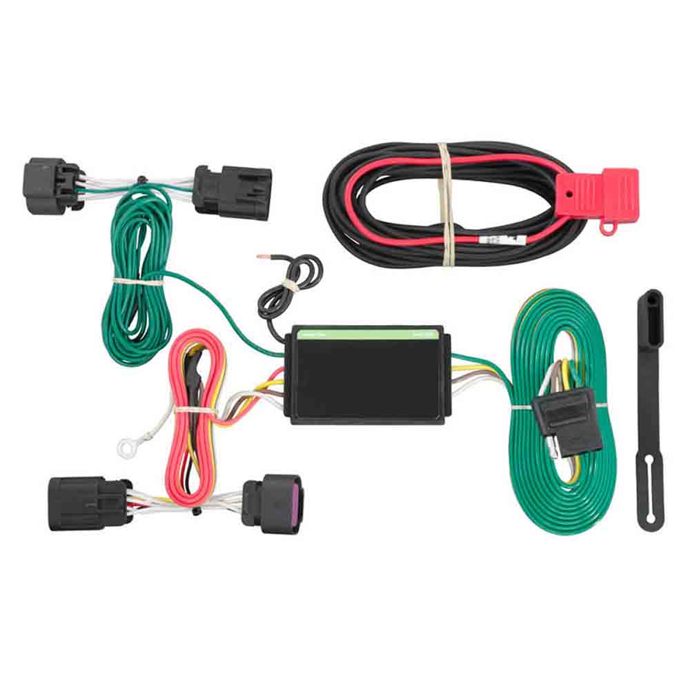 Rigid T-Connector Custom Wiring Harness, 4-Way Flat Output, Select Ram ProMaster 1500, 2500, 3500