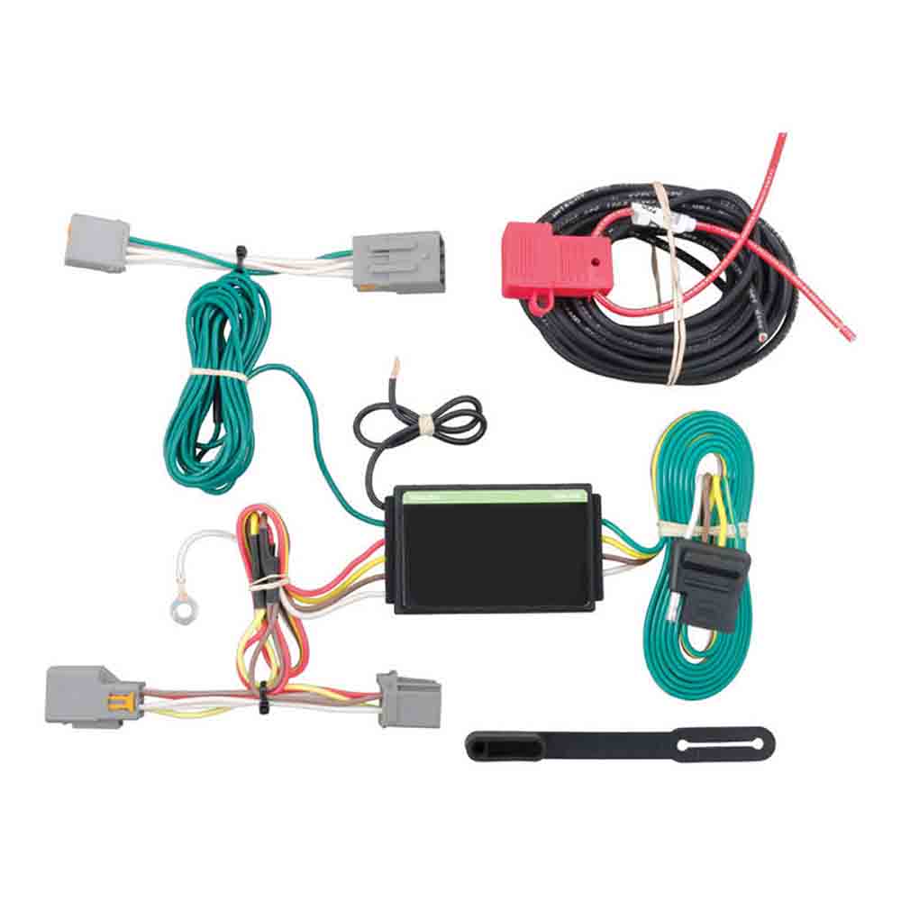 Rigid T-Connector Custom Wiring Harness, 4-Way Flat Output, Select Ford Transit Connect