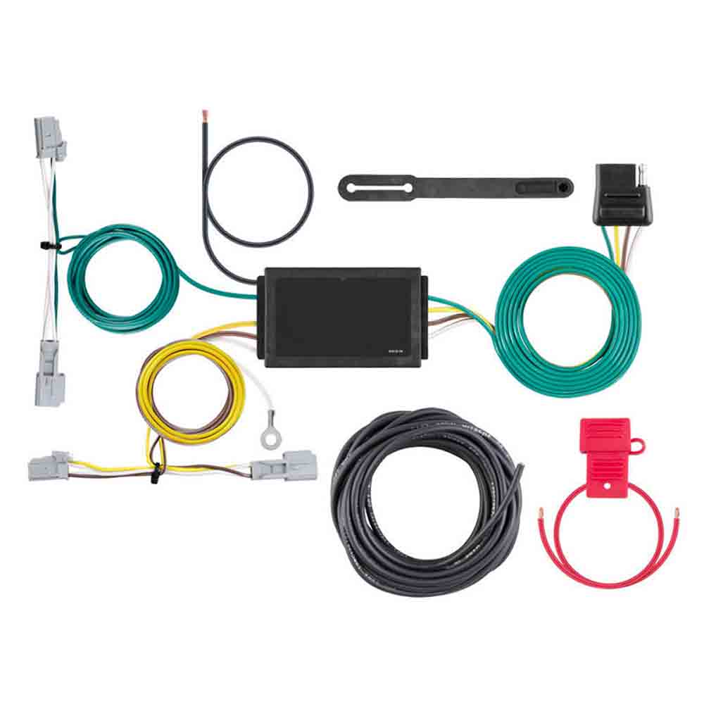 Rigid T-Connector Custom Wiring Harness, 4-Way Flat Output, Select Chevrolet Malibu (Except Premier Model)