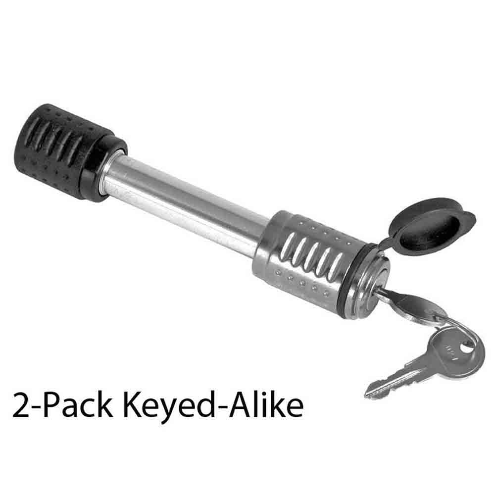 Keyed Alike -  5/8 Inch Hitch Pin Lock - 2 Pack