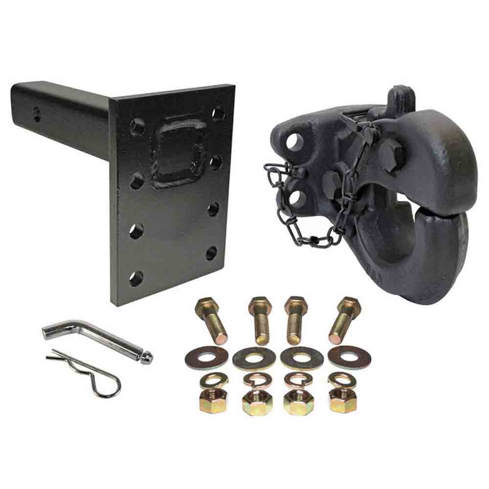 10 Ton Pintle Hook, Mounting Plate and Hardware 