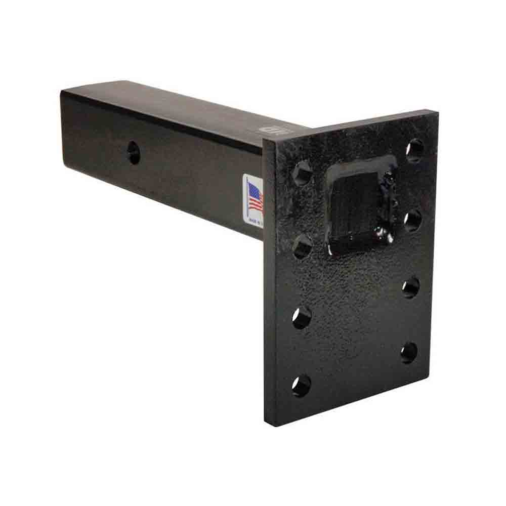 Pintle Hook Mounting Plate for 2-1/2 Inch Receivers - Solid Shank