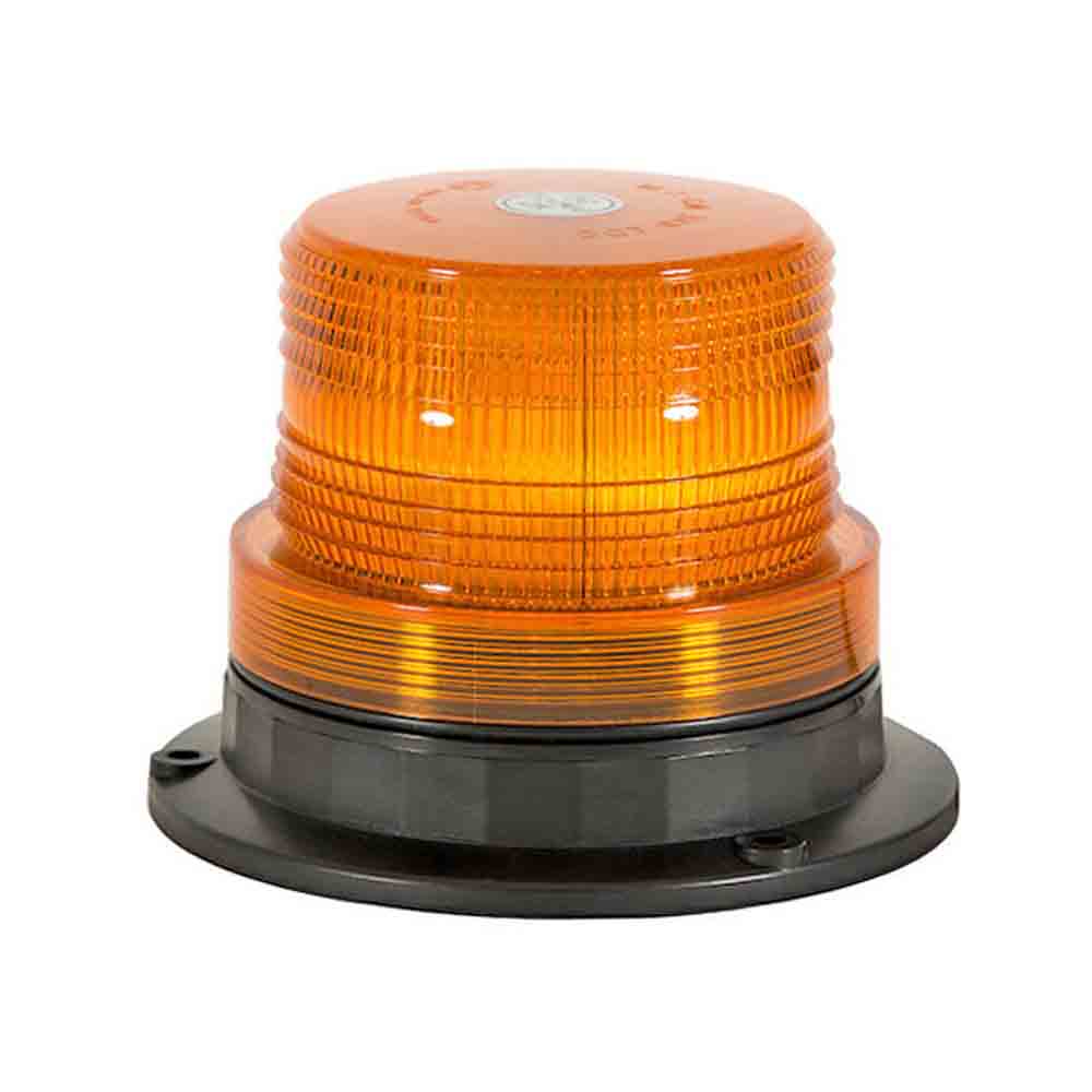 LED Flashing Amber Beacon- Permanent/Magnetic Mount