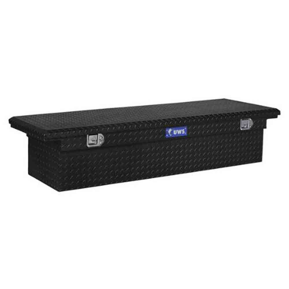 69 Inch Single Lid Low Profile Tool Box - Paddle Lift Lock - Black