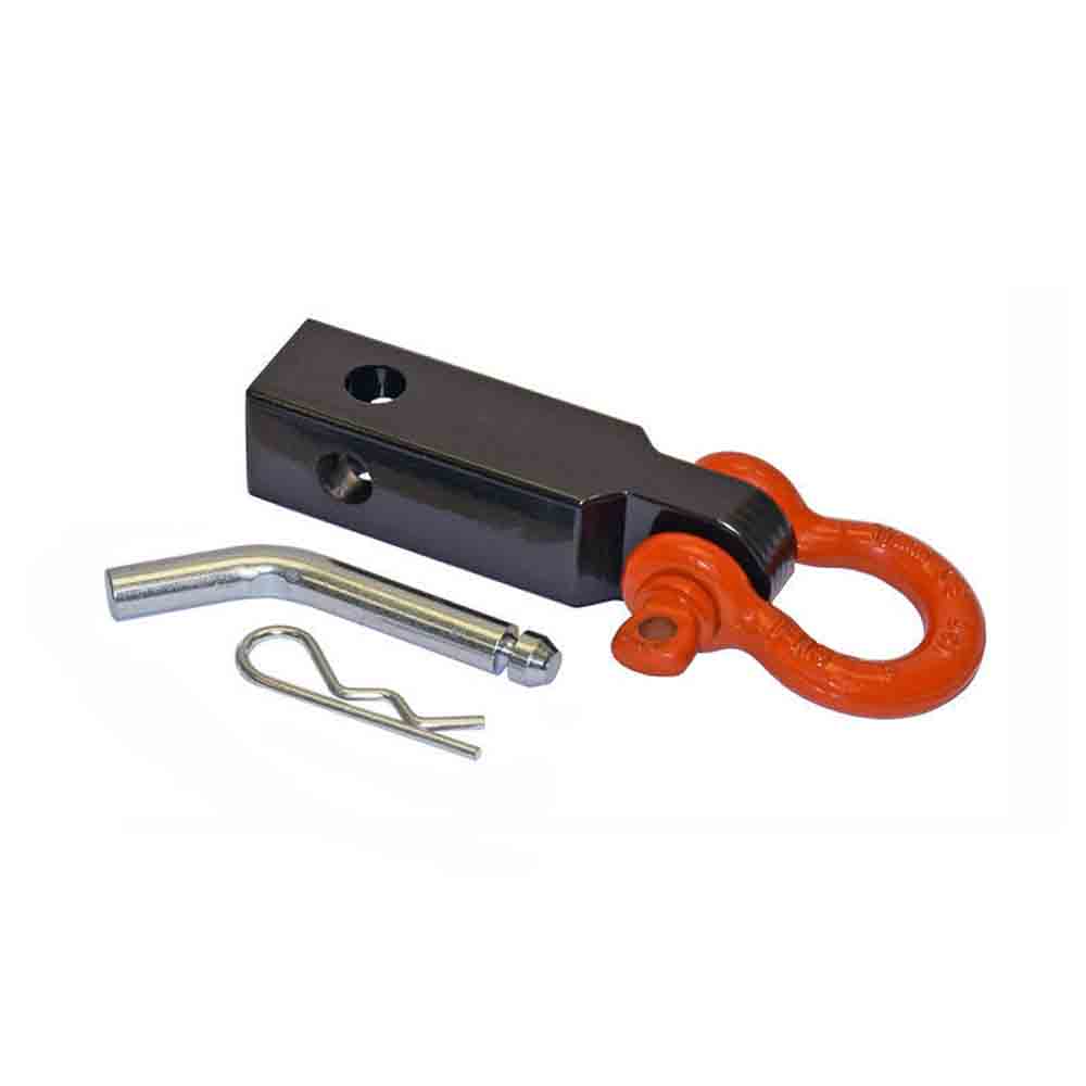 Tow Strap Shackle Mount for 1-1/4 Inch Receivers